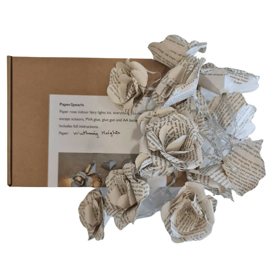 Origami Rose Fairy Lights Kit - CraftSource Market: Craft Supplies & Kits Papercraft > Origami Kits > Beginner
