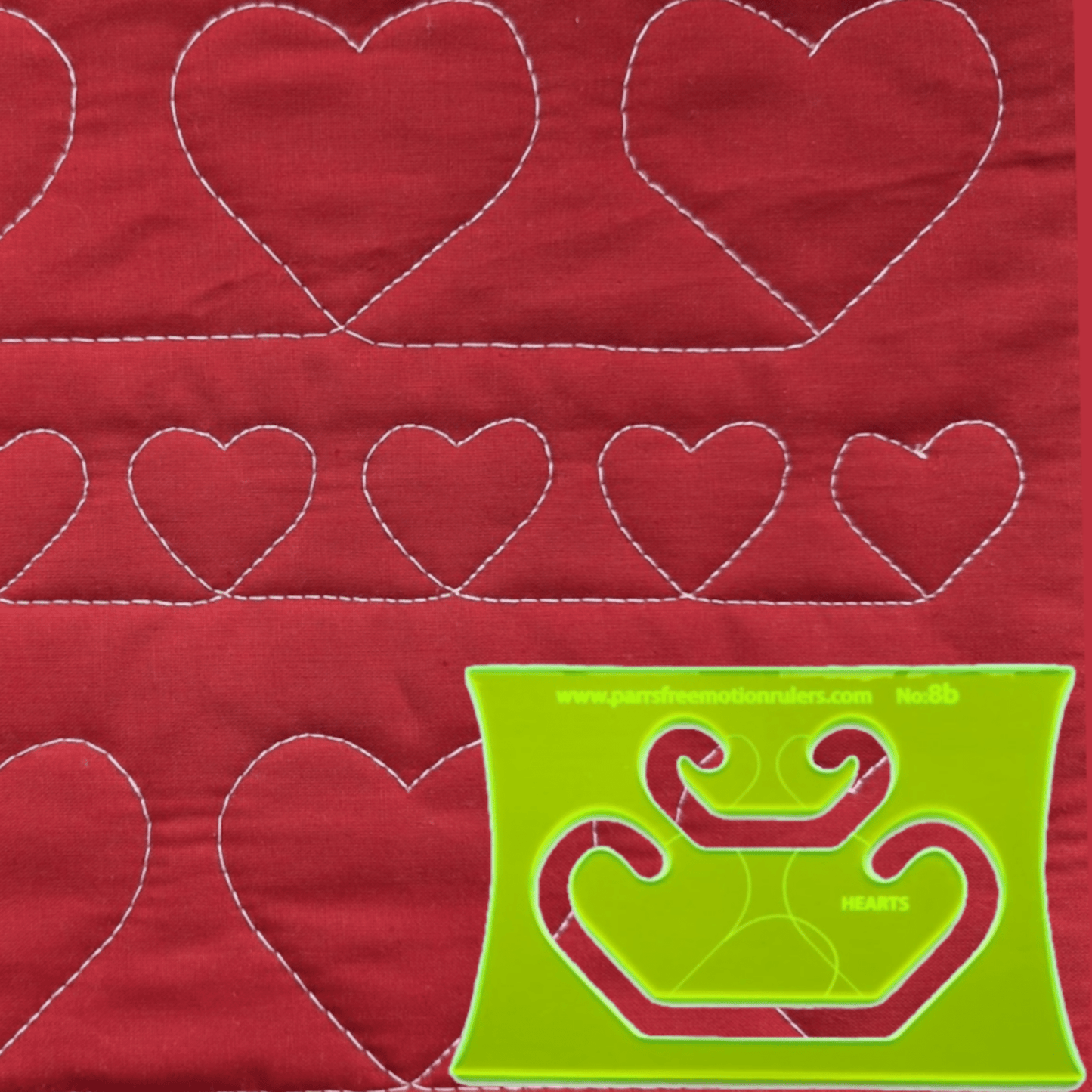 Parrs Freemotion Rulers Heart Ruler - CraftSource Market: Craft Supplies & Kits Quilting Ruler