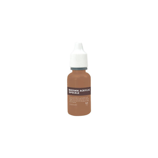 A bottle of Hero Arts Brown Acrylic Speckle Ink.