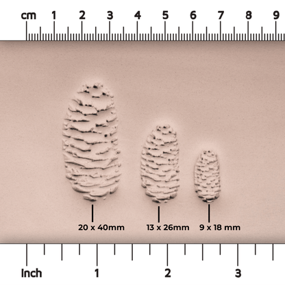 Pinecone Stamp - Photo Textured - Style 2 - CraftSource Market: Craft Supplies & Kits Stamps