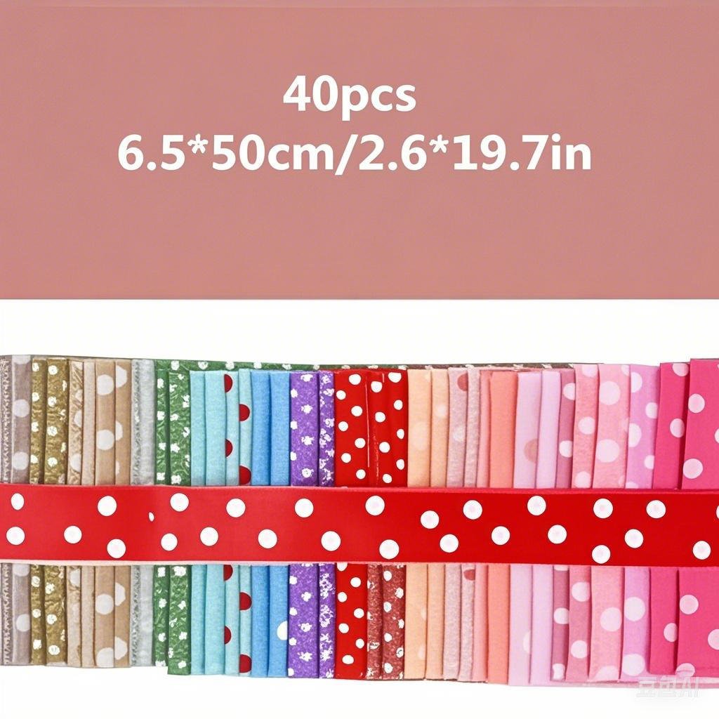 Pre - Cut Polka Dot Printed Jelly Rolls Strips - CraftSource Market: Craft Supplies & Kits Jelly Rolls