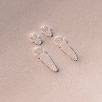 Rabbit Paw Stamp Set - CraftSource Market: Craft Supplies & Kits Stamps