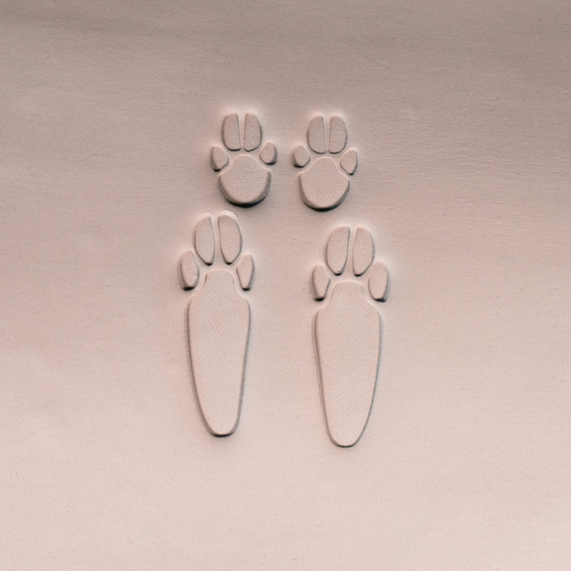 Rabbit Paw Stamp Set - CraftSource Market: Craft Supplies & Kits Stamps