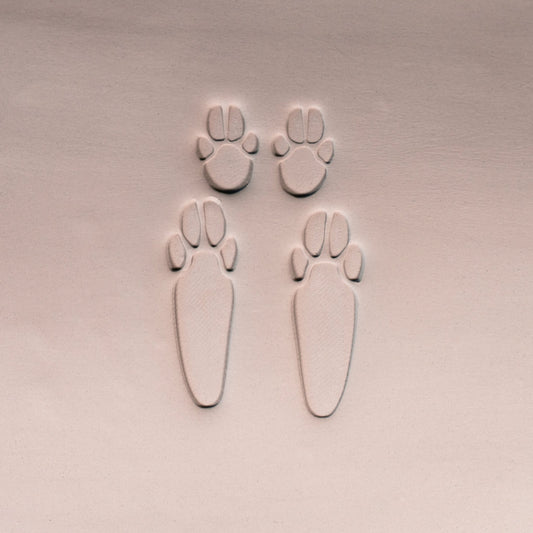Rabbit Paw Stamp Set - CraftSource Market: Craft Supplies & Kits Stamps