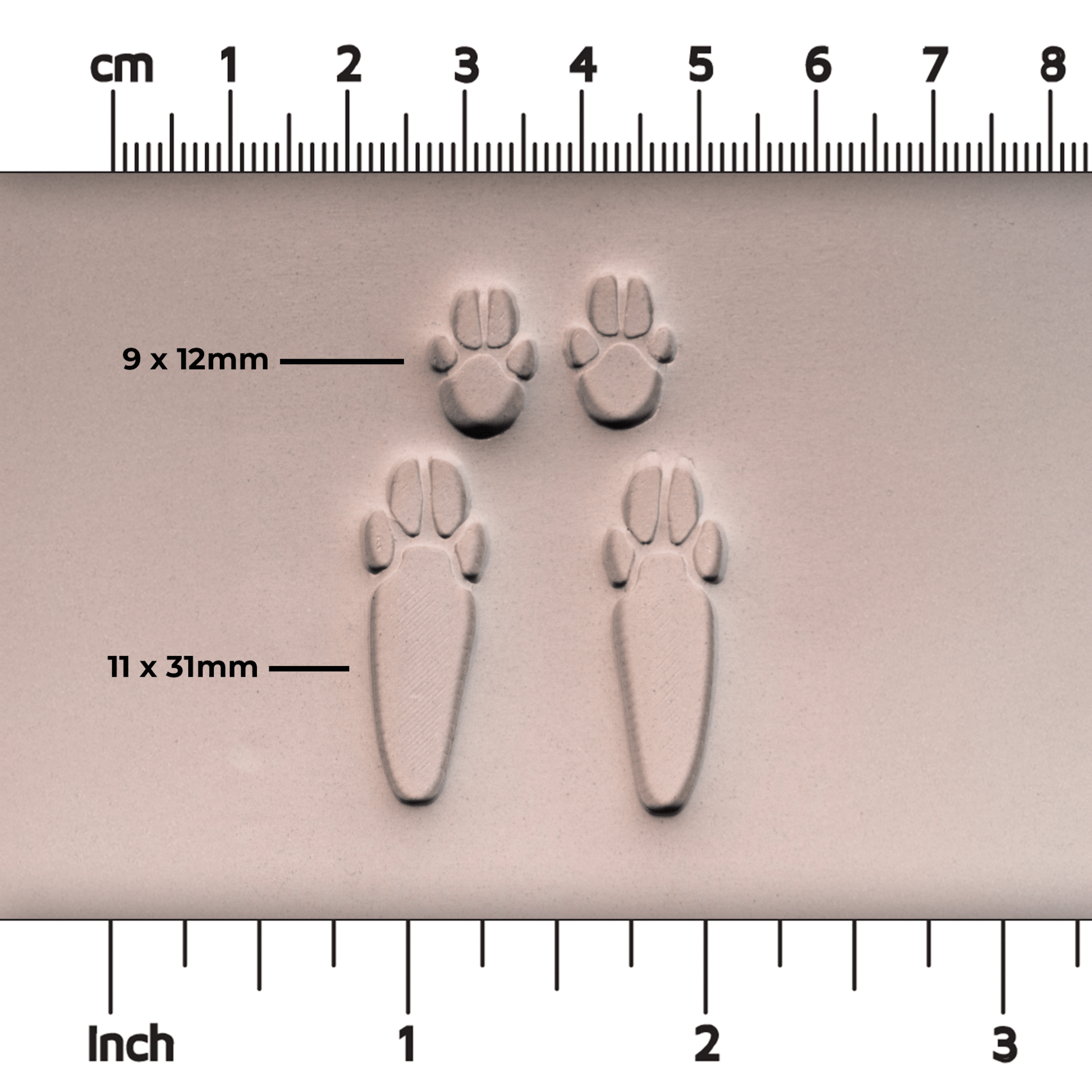 Rabbit Paw Stamp Set - CraftSource Market: Craft Supplies & Kits Stamps