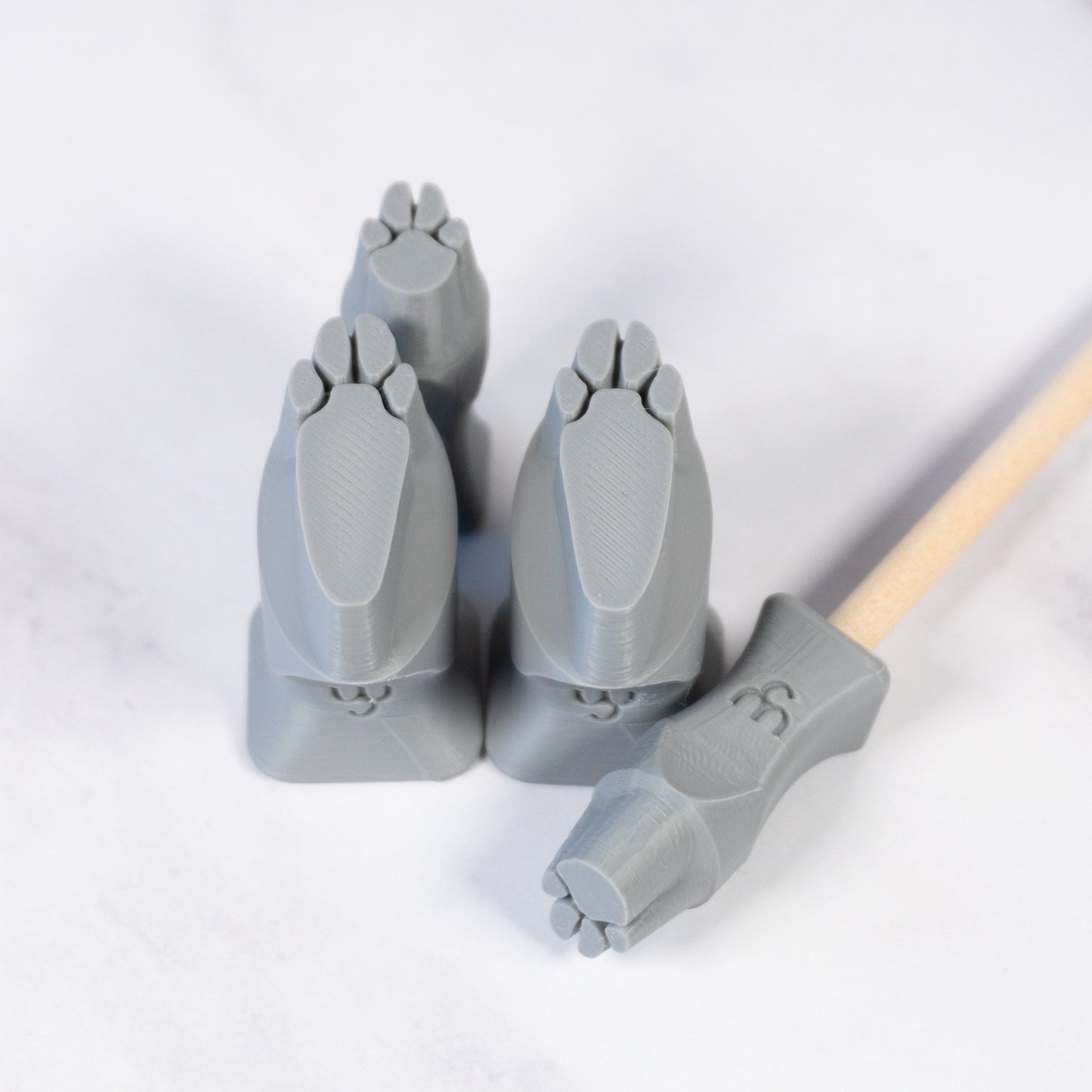 Rabbit Paw Stamp Set - CraftSource Market: Craft Supplies & Kits Stamps