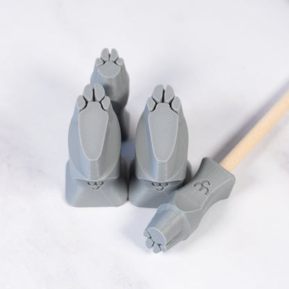 Rabbit Paw Stamp Set - CraftSource Market: Craft Supplies & Kits Stamps