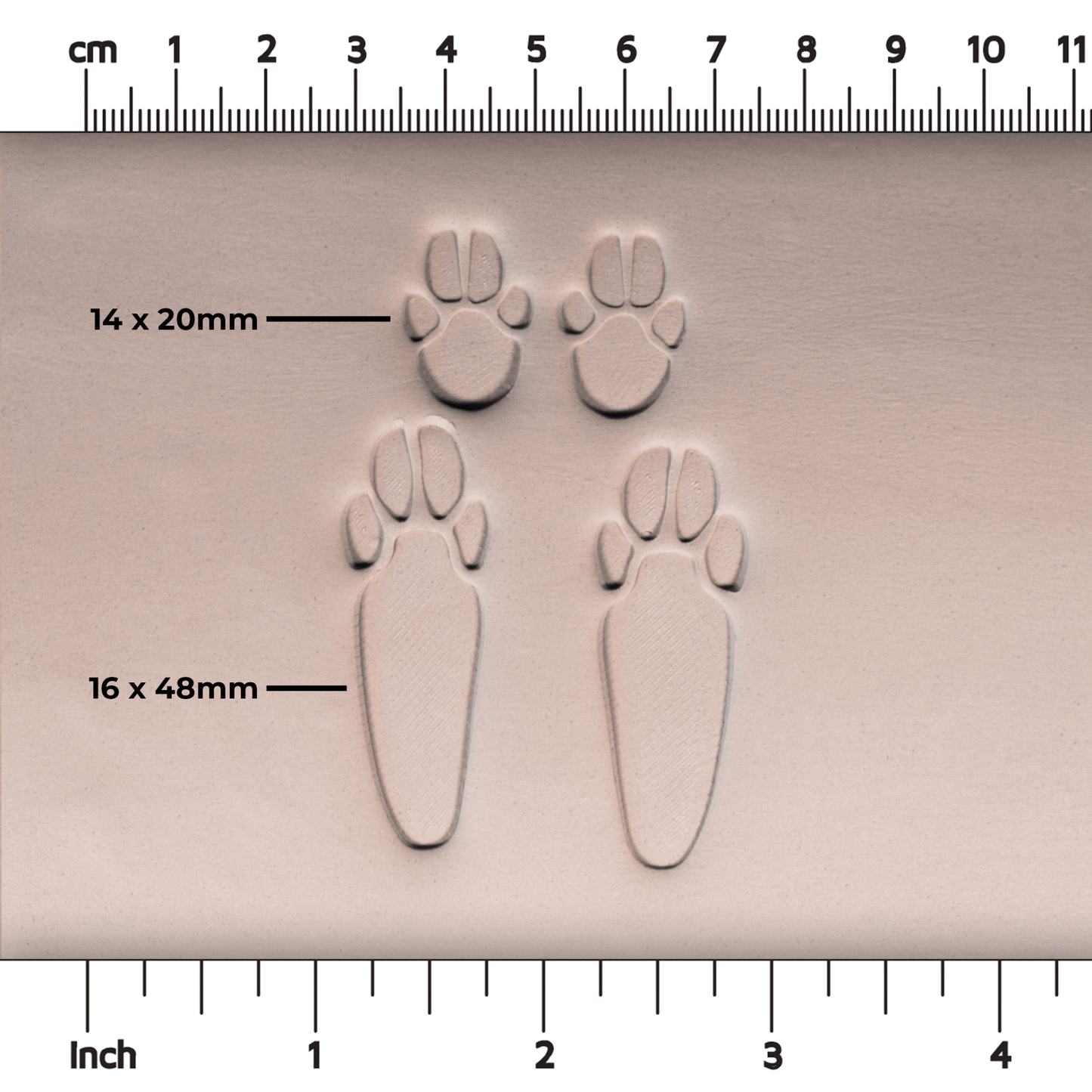 Rabbit Paw Stamp Set - CraftSource Market: Craft Supplies & Kits Stamps