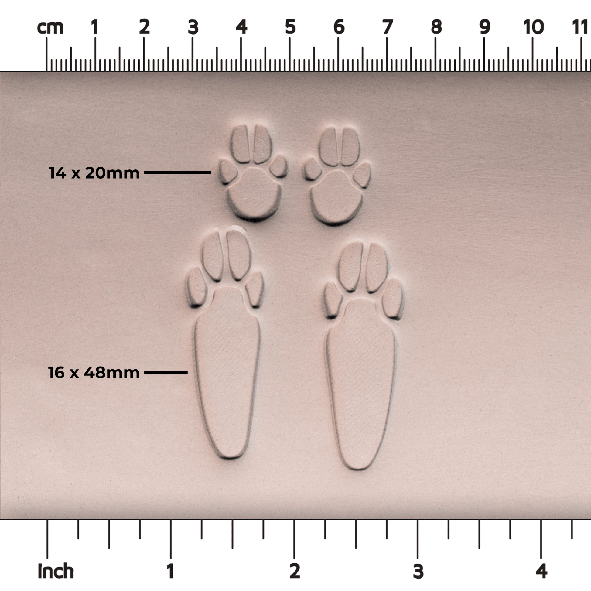 Rabbit Paw Stamp Set - CraftSource Market: Craft Supplies & Kits Stamps