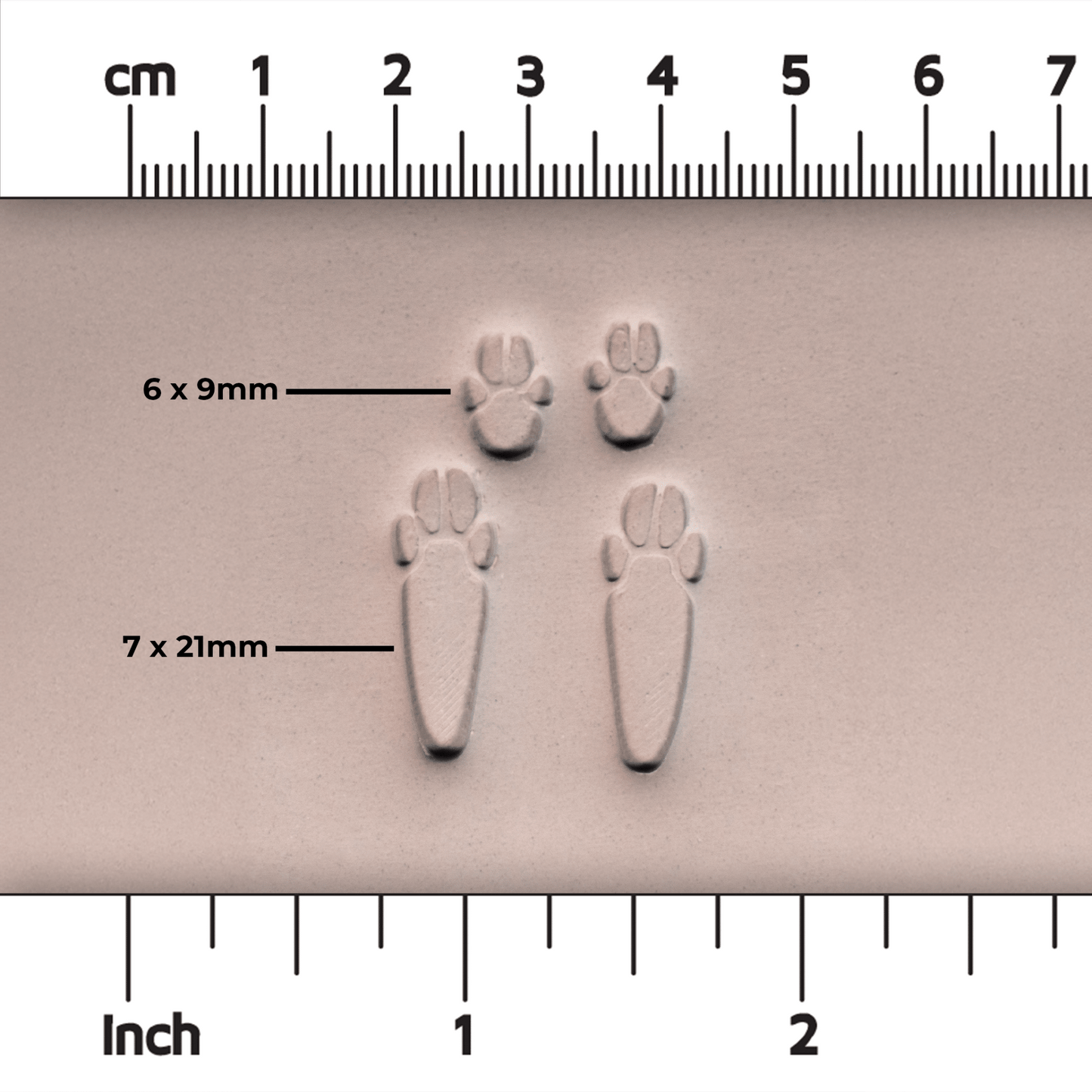 Rabbit Paw Stamp Set - CraftSource Market: Craft Supplies & Kits Stamps
