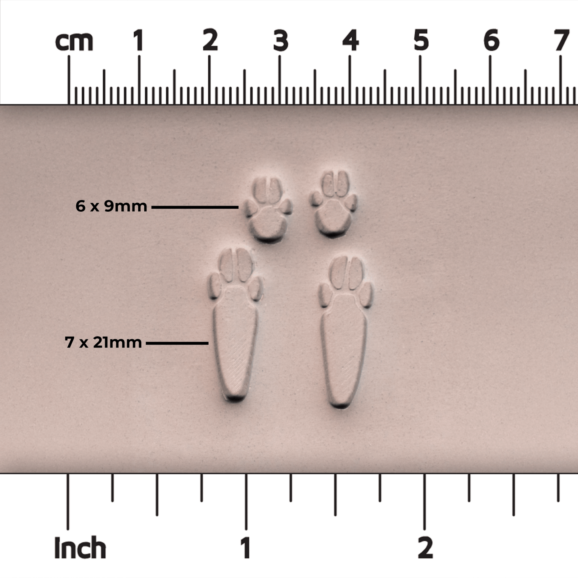 Rabbit Paw Stamp Set - CraftSource Market: Craft Supplies & Kits Stamps