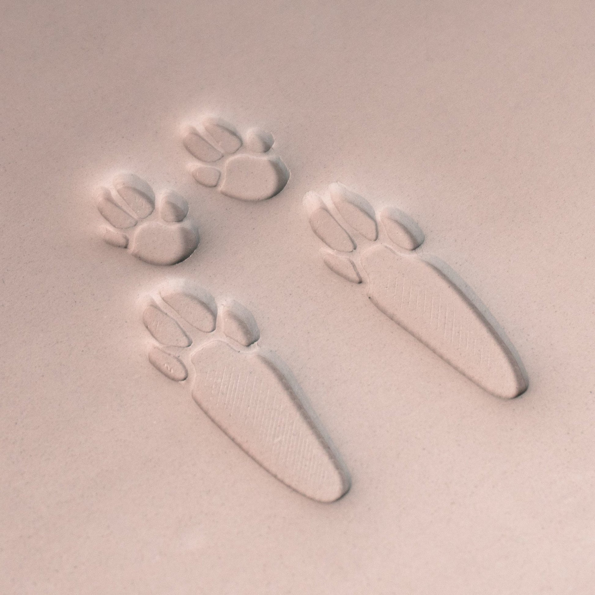 Rabbit Paw Stamp Set - CraftSource Market: Craft Supplies & Kits Stamps