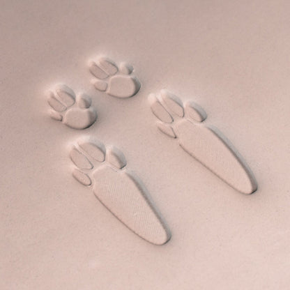 Rabbit Paw Stamp Set - CraftSource Market: Craft Supplies & Kits Stamps