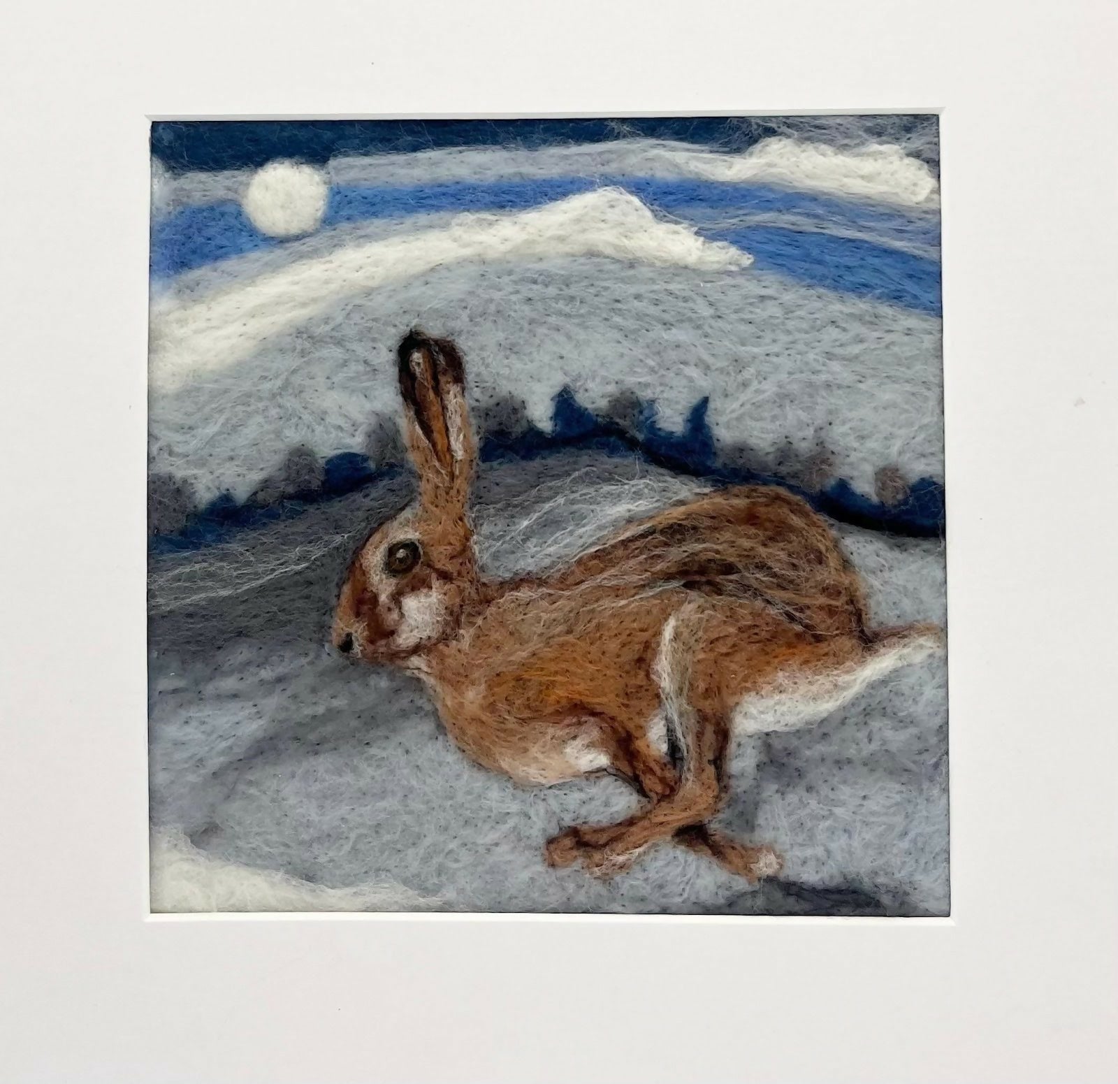 Running Hares Felted Picture Kit - CraftSource Market: Craft Supplies & Kits