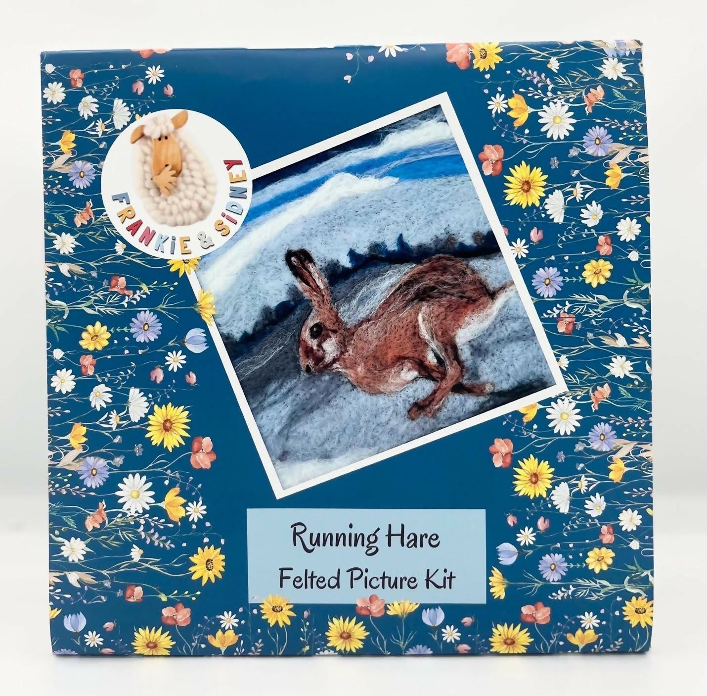 Running Hares Felted Picture Kit - CraftSource Market: Craft Supplies & Kits