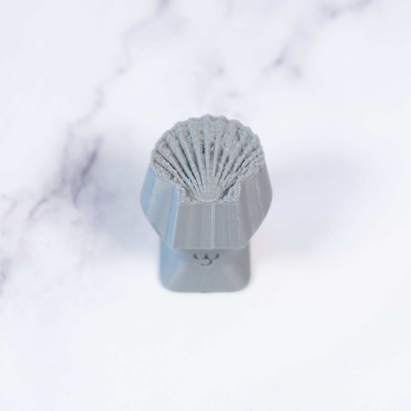 Scallop Shell Stamp - Photo Textured - Style 1 - CraftSource Market: Craft Supplies & Kits Stamps