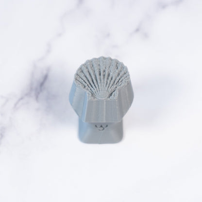 Scallop Shell Stamp - Photo Textured - Style 1 - CraftSource Market: Craft Supplies & Kits Stamps