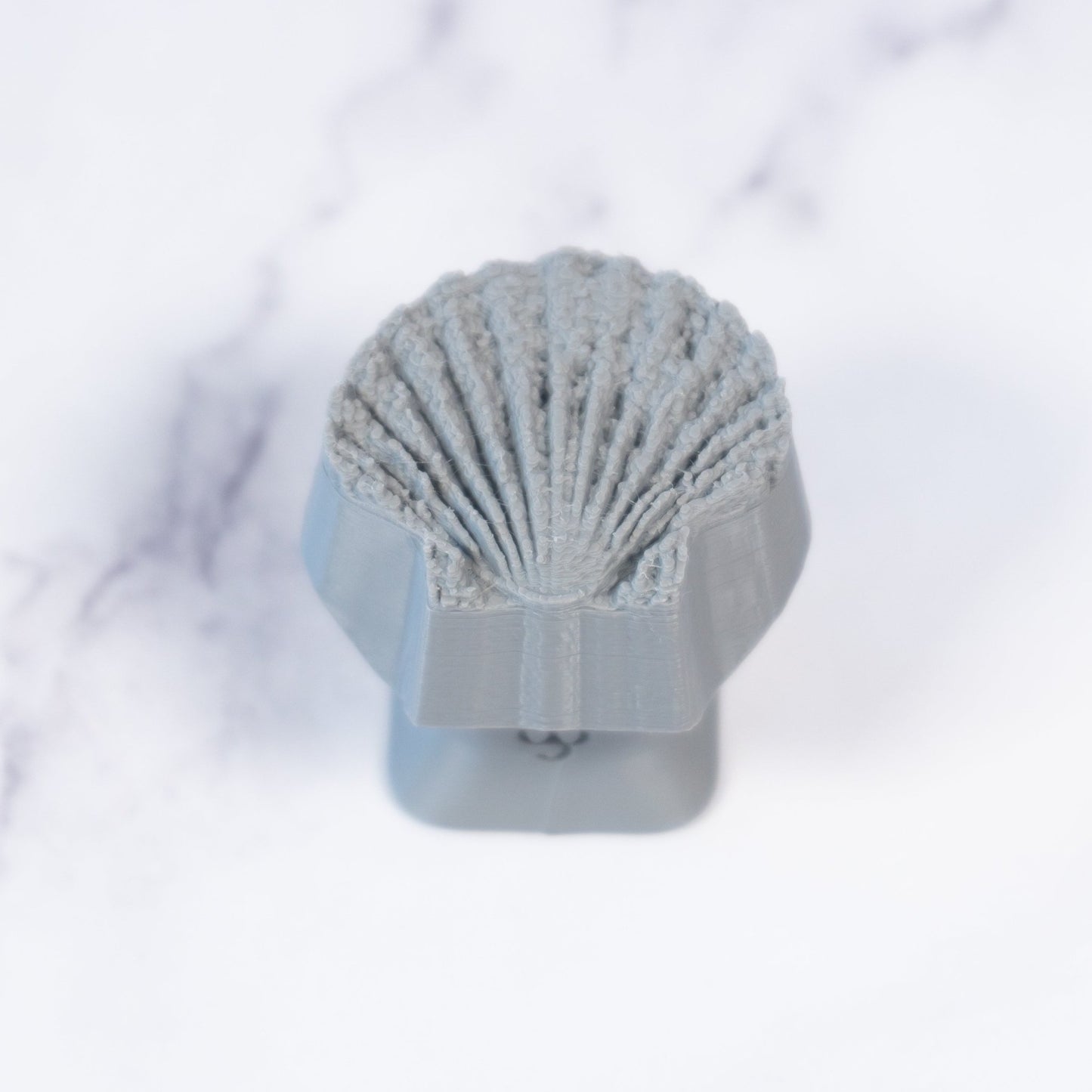Scallop Shell Stamp - Photo Textured - Style 1 - CraftSource Market: Craft Supplies & Kits Stamps