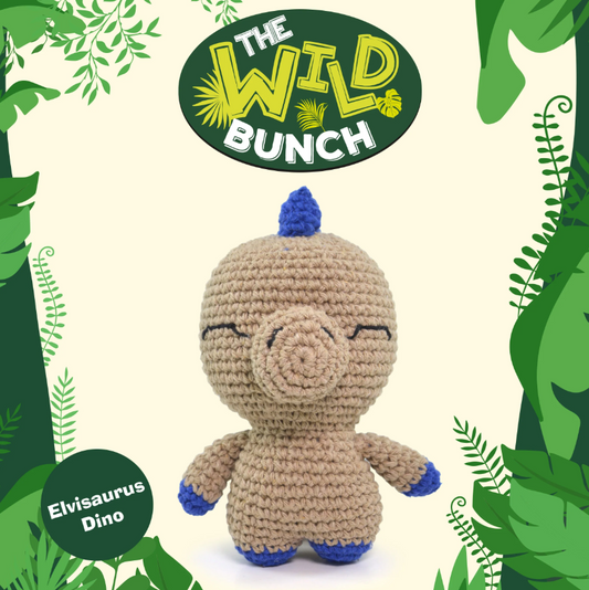 Knitty Critters The Wild Bunch - Elvisaurus Dino
