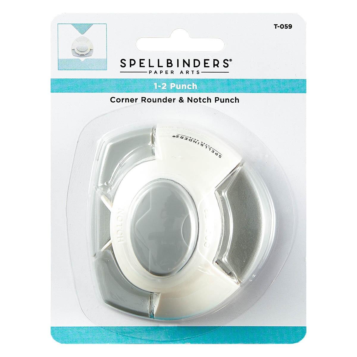 Spellbinders 1 2 Punch Corner Rounder & Notch - CraftSource Market: Craft Supplies & Kits Spellbinders > Tools > General > Craft Tool