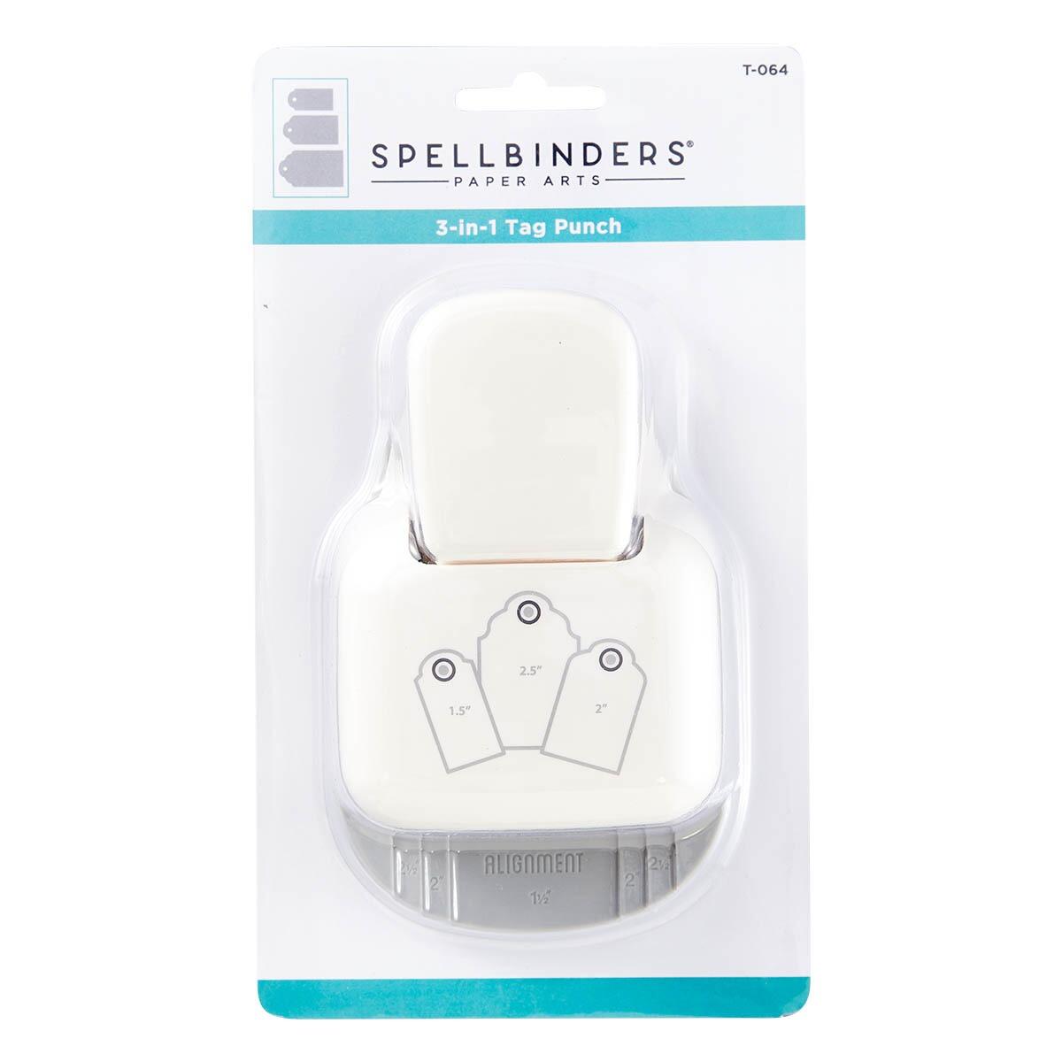Spellbinders 3 in 1 Tag Punch - CraftSource Market: Craft Supplies & Kits Spellbinders > Tools > General > Craft Tool