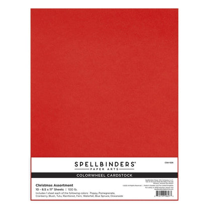 Spellbinders A4 Christmas Assortment ColorWheel Cardstock - CraftSource Market: Craft Supplies & Kits Spellbinders > Paper & Card > Christmas > Cardstock