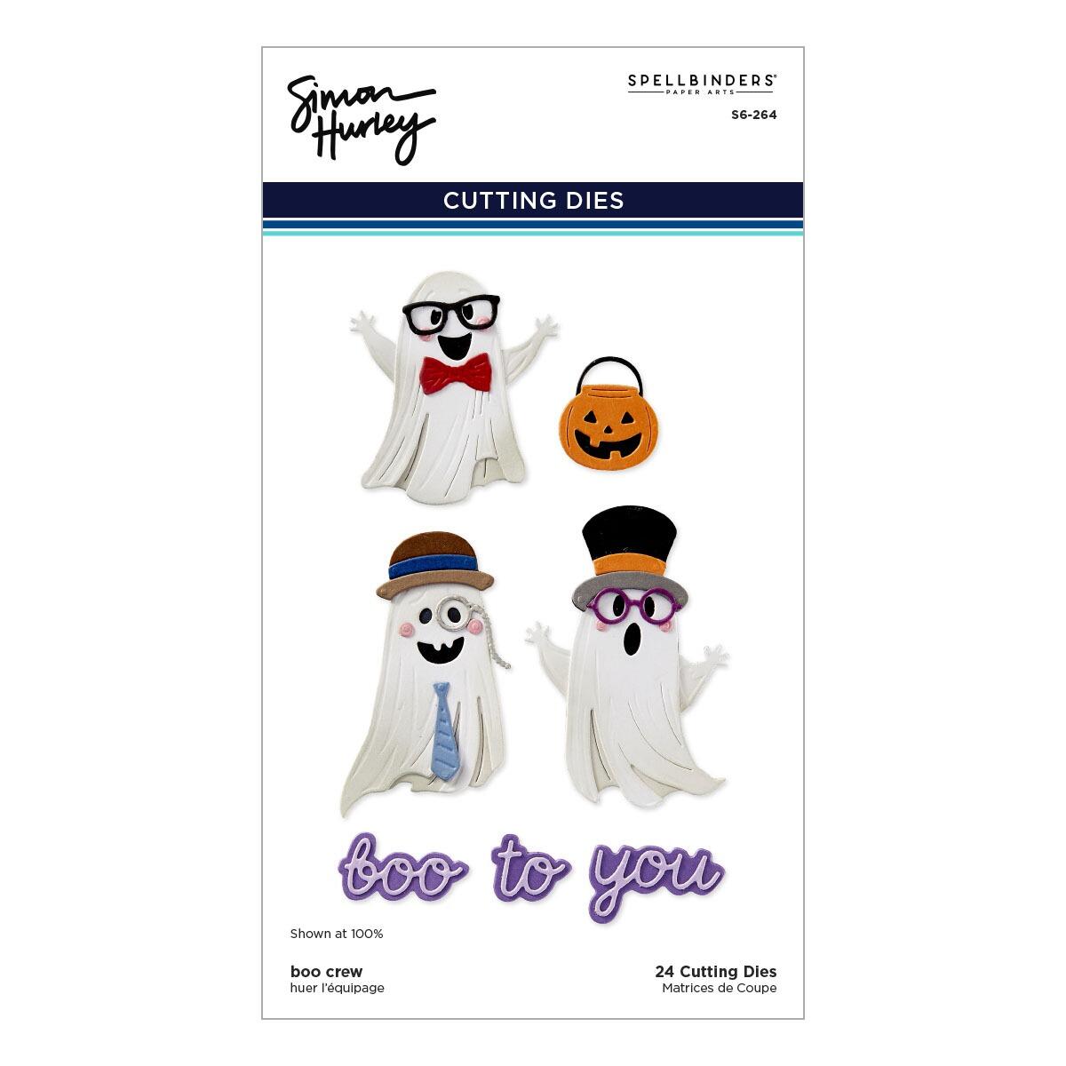 Spellbinders Boo Crew Die Set - CraftSource Market: Craft Supplies & Kits Spellbinders > Dies > Halloween > Craft Die Set