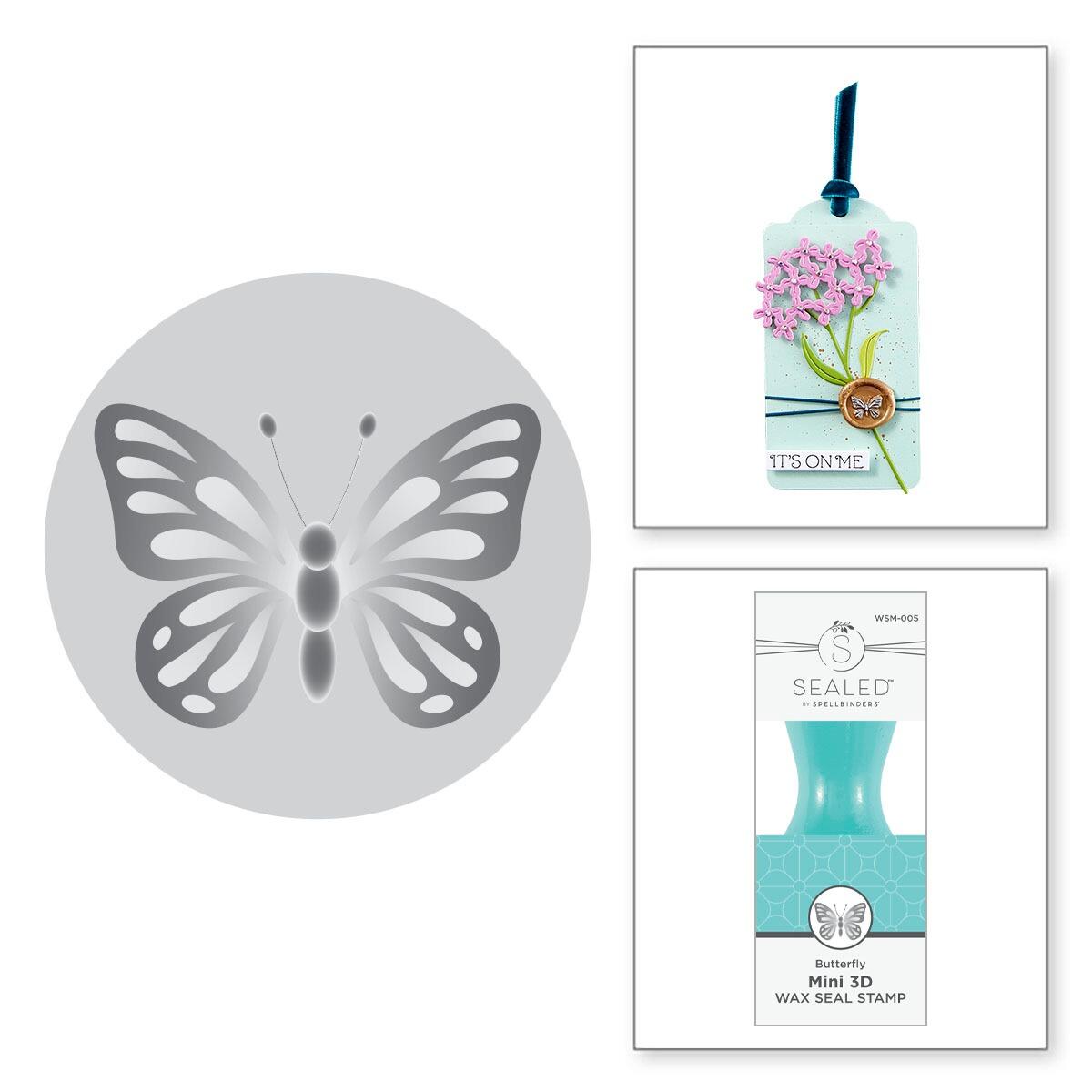 Spellbinders Butterfly Mini 3D Wax Seal - CraftSource Market: Craft Supplies & Kits Spellbinders > Kits > General > Craft Kit