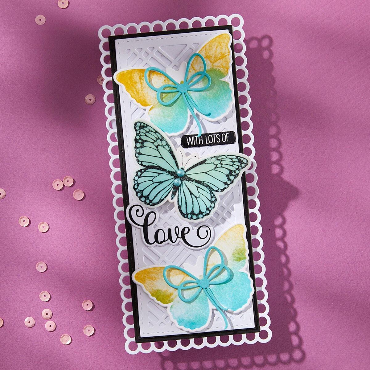 Spellbinders Butterfly Silhouettes Registration Press Plate & Die Set - CraftSource Market: Craft Supplies & Kits Spellbinders > Bundles > Floral > Craft Bundle