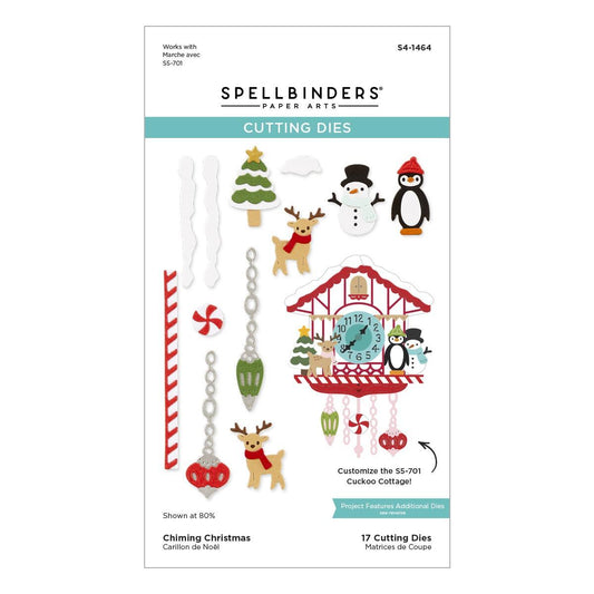 Spellbinders Chiming Christmas Die Set - CraftSource Market: Craft Supplies & Kits Spellbinders > Letterpress > Christmas > Craft Press Plate