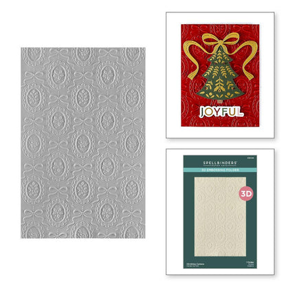 Spellbinders Christmas Cameos 3D Embossing Folder - CraftSource Market: Craft Supplies & Kits Spellbinders > Embossing > Christmas > Craft Embossing Folder