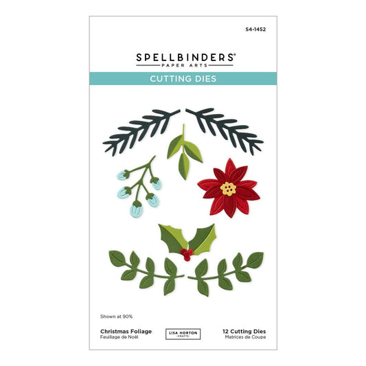 Spellbinders Christmas Foliage Die Set - CraftSource Market: Craft Supplies & Kits Spellbinders > Stencils > Christmas > Craft Stencil