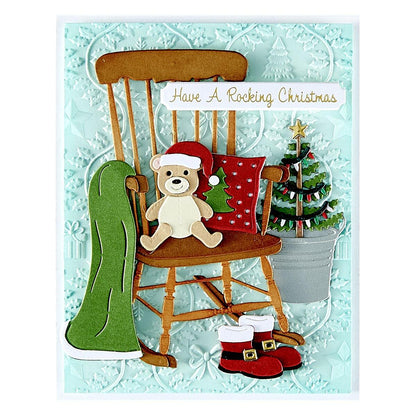Spellbinders Christmas Rocking Chair Die Set - CraftSource Market: Craft Supplies & Kits Spellbinders > Dies > Christmas > Craft Die Set