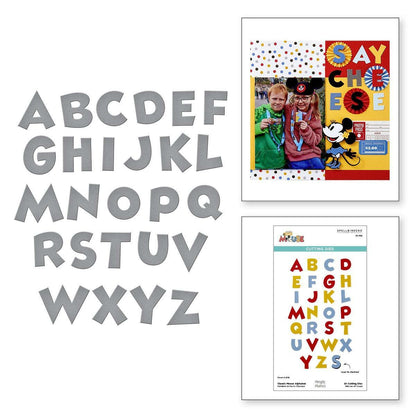 Spellbinders Classic Mouse Alphabet Die Set - CraftSource Market: Craft Supplies & Kits Spellbinders > Dies > Birthday > Craft Die Set
