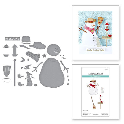 Spellbinders Country Snowman Die Set - CraftSource Market: Craft Supplies & Kits Spellbinders > Kits > Christmas > Craft Kit