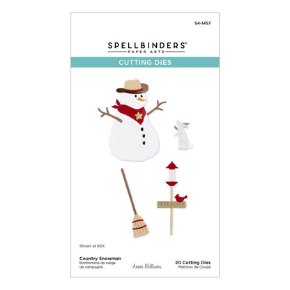 Spellbinders Country Snowman Die Set - CraftSource Market: Craft Supplies & Kits Spellbinders > Kits > Christmas > Craft Kit