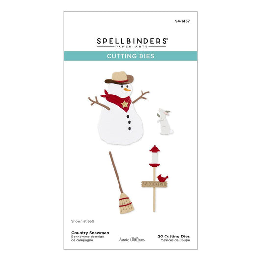 Spellbinders Country Snowman Die Set - CraftSource Market: Craft Supplies & Kits Spellbinders > Kits > Christmas > Craft Kit