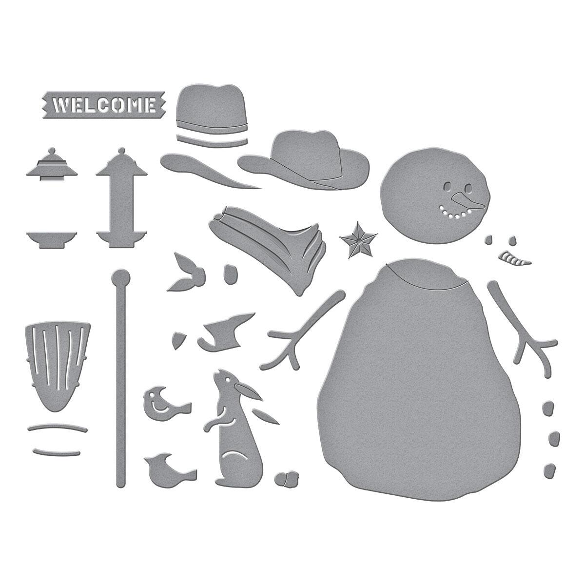 Spellbinders Country Snowman Die Set - CraftSource Market: Craft Supplies & Kits Spellbinders > Kits > Christmas > Craft Kit