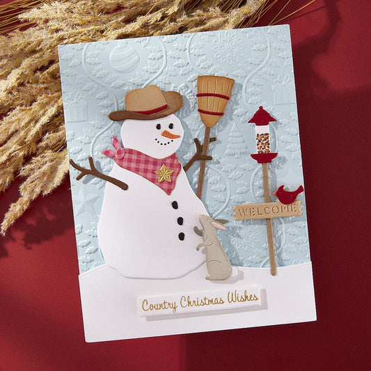 Spellbinders Country Snowman Die Set - CraftSource Market: Craft Supplies & Kits Spellbinders > Kits > Christmas > Craft Kit
