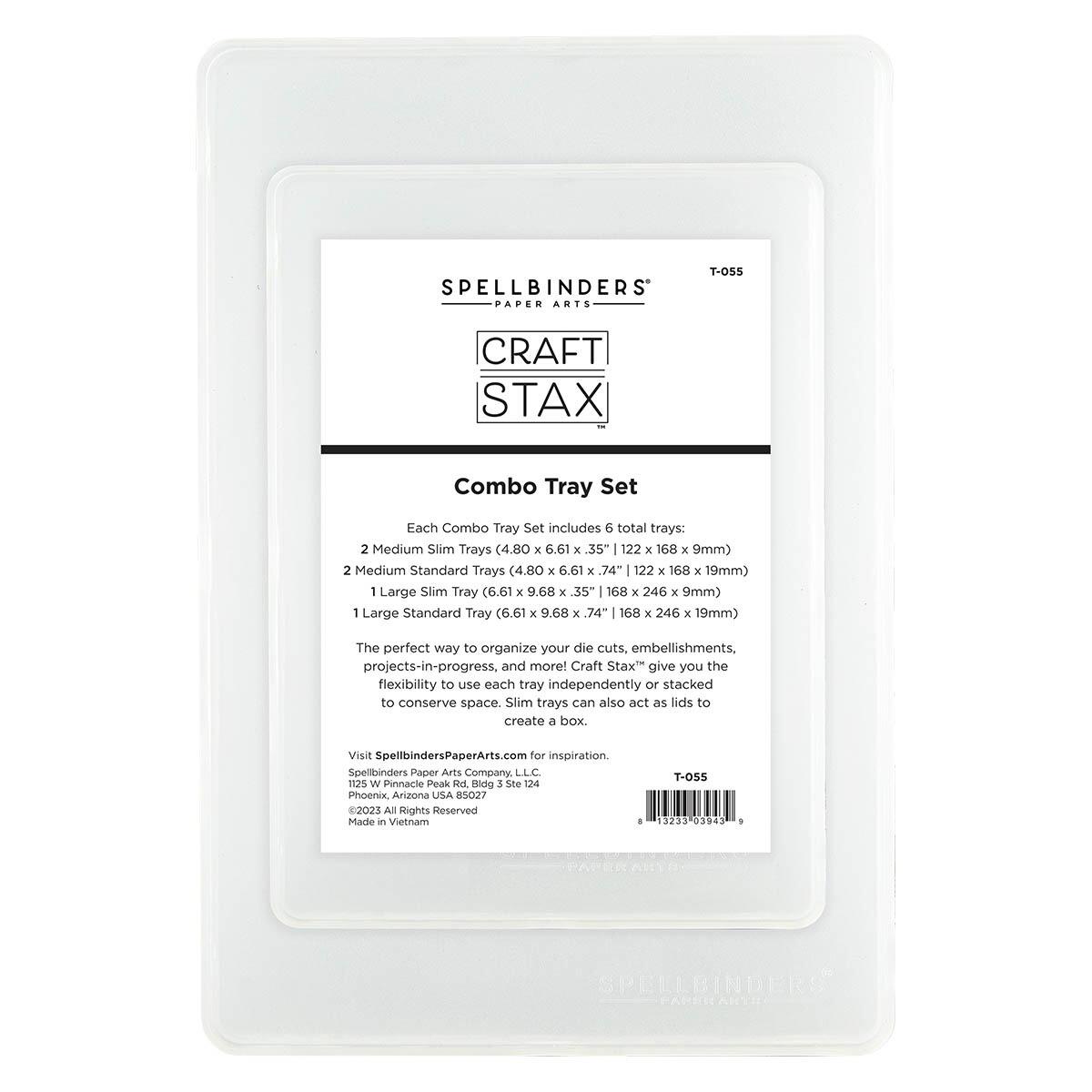 Spellbinders Craft Stax Combo Tray Set - CraftSource Market: Craft Supplies & Kits Spellbinders > Tools > General > Craft Tool
