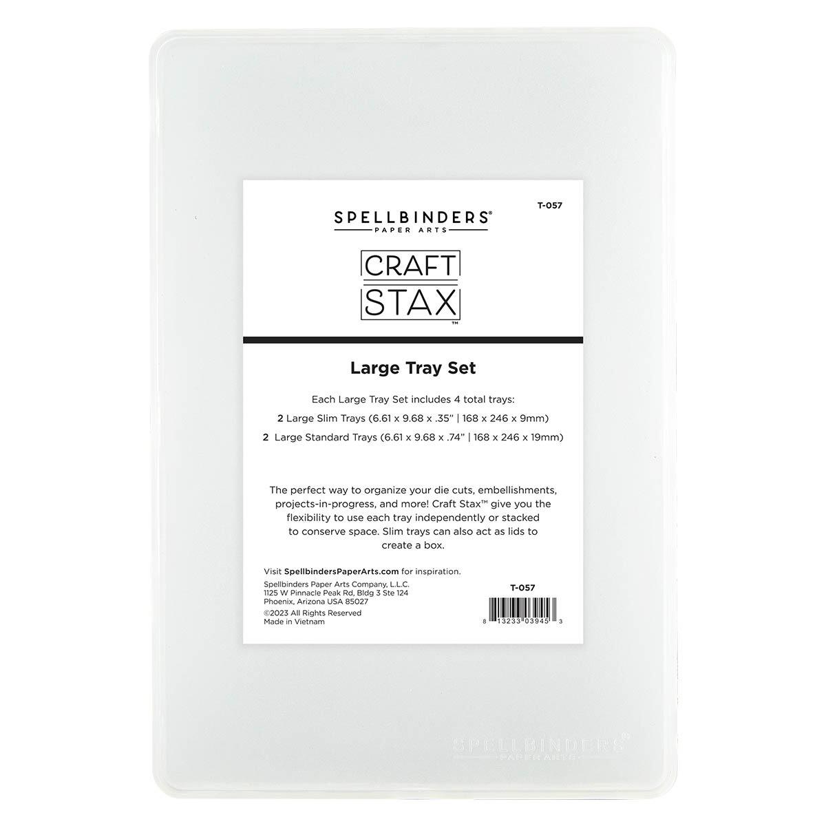 Spellbinders Craft Stax Large Tray Set - CraftSource Market: Craft Supplies & Kits Spellbinders > Dies > General > Craft Die Set