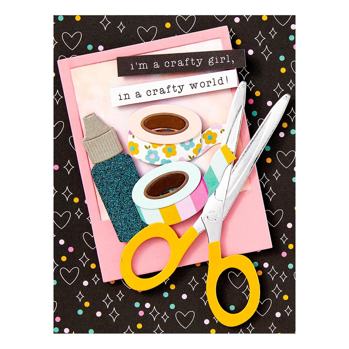 Spellbinders Crafty Tools Die Set from the Crafty Babe Collection with Simple Stories - CraftSource Market: Craft Supplies & Kits Spellbinders > Dies > General > Craft Die Set
