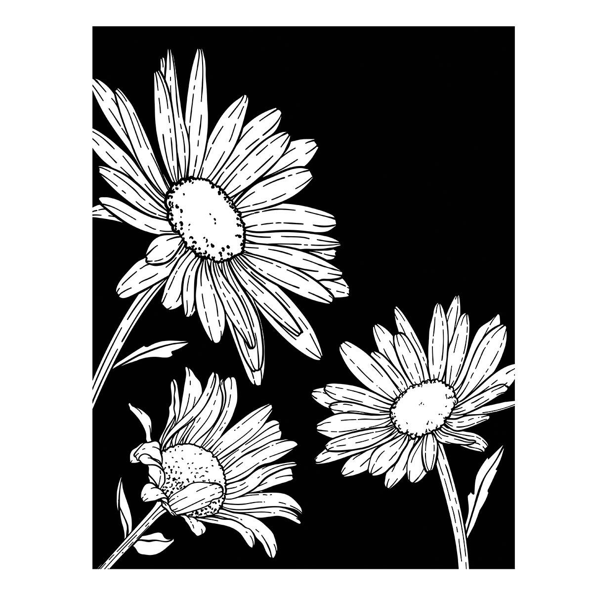 Spellbinders Daisy Trio Press Plates - CraftSource Market: Craft Supplies & Kits Spellbinders > Letterpress > Floral > Craft Press Plate