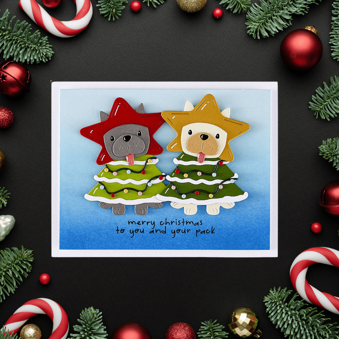 Spellbinders Deck the Paws Clear Stamp & Die Set - CraftSource Market: Craft Supplies & Kits Spellbinders > Stamps > Christmas > Craft Stamp Set
