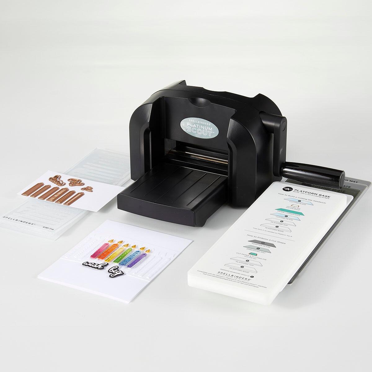 Spellbinders Die Cutting Machine â€“ Spellbinders Black Platinum Scout - CraftSource Market: Craft Supplies & Kits Spellbinders > Dies > General > Craft Die Set