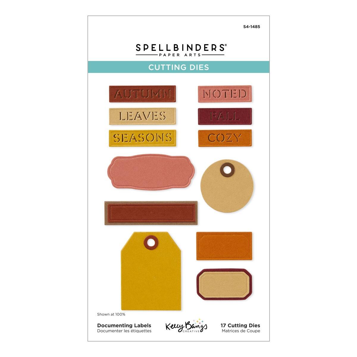 Spellbinders Documenting Labels Die Set - CraftSource Market: Craft Supplies & Kits Spellbinders > Dies > General > Craft Die Set