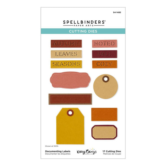 Spellbinders Documenting Labels Die Set - CraftSource Market: Craft Supplies & Kits Spellbinders > Dies > General > Craft Die Set