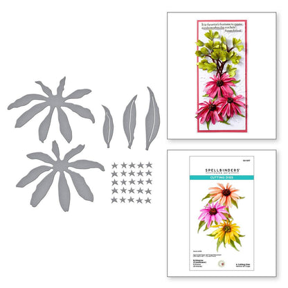 Spellbinders Echinacea (Coneflower) Die Set - CraftSource Market: Craft Supplies & Kits Spellbinders > Dies > Summer > Craft Die Set