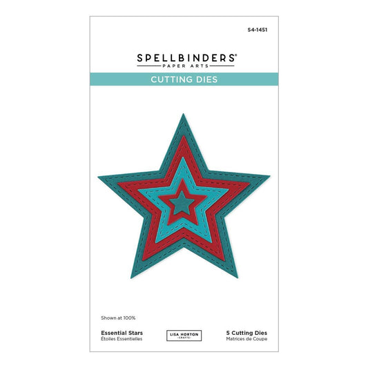 Spellbinders Essential Stars Die Set - CraftSource Market: Craft Supplies & Kits Spellbinders > Dies > Christmas > Craft Die Set