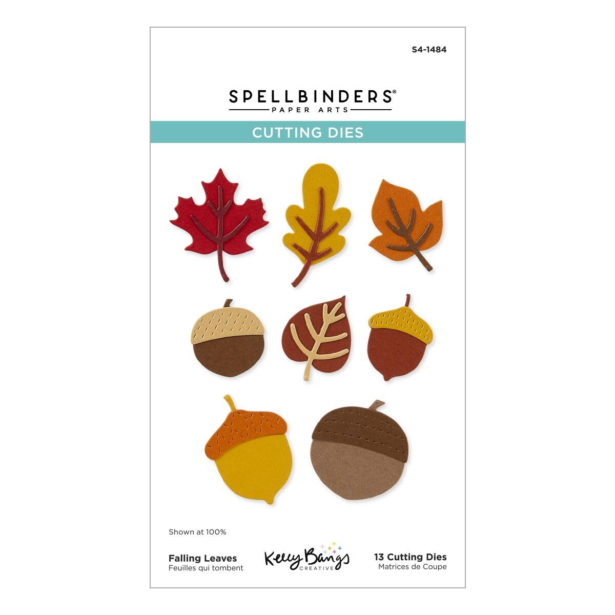 Spellbinders Falling Leaves Die Set - CraftSource Market: Craft Supplies & Kits Spellbinders > Dies > Autumn > Craft Die Set